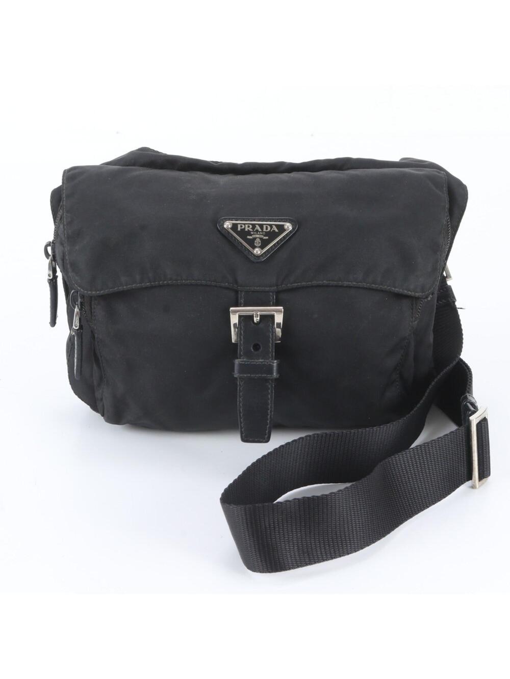 Prada Buckle Messenger Bag Tessuto #357046P52B